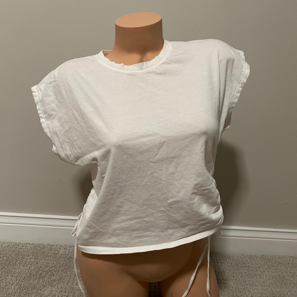 Zara White Crop Top